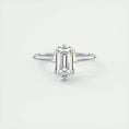 Load image into Gallery viewer, Radiant 2.0 CT Emerald Lab Grown Diamond Solitaire Ring
