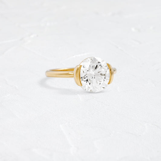 Solitaire-Oval Lab Grown Diamond Engagement Ring
