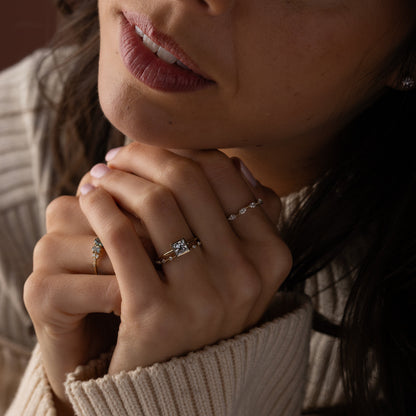 Bezel-Princess Lab Grown Diamond Engagement Ring