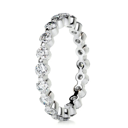1.75 CT Round Full Eternity CVD EF/VVS Diamond Wedding Band 8