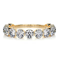 Load image into Gallery viewer, 2ct Round EF- VVS Diamond Half Eternity Wedding Band
