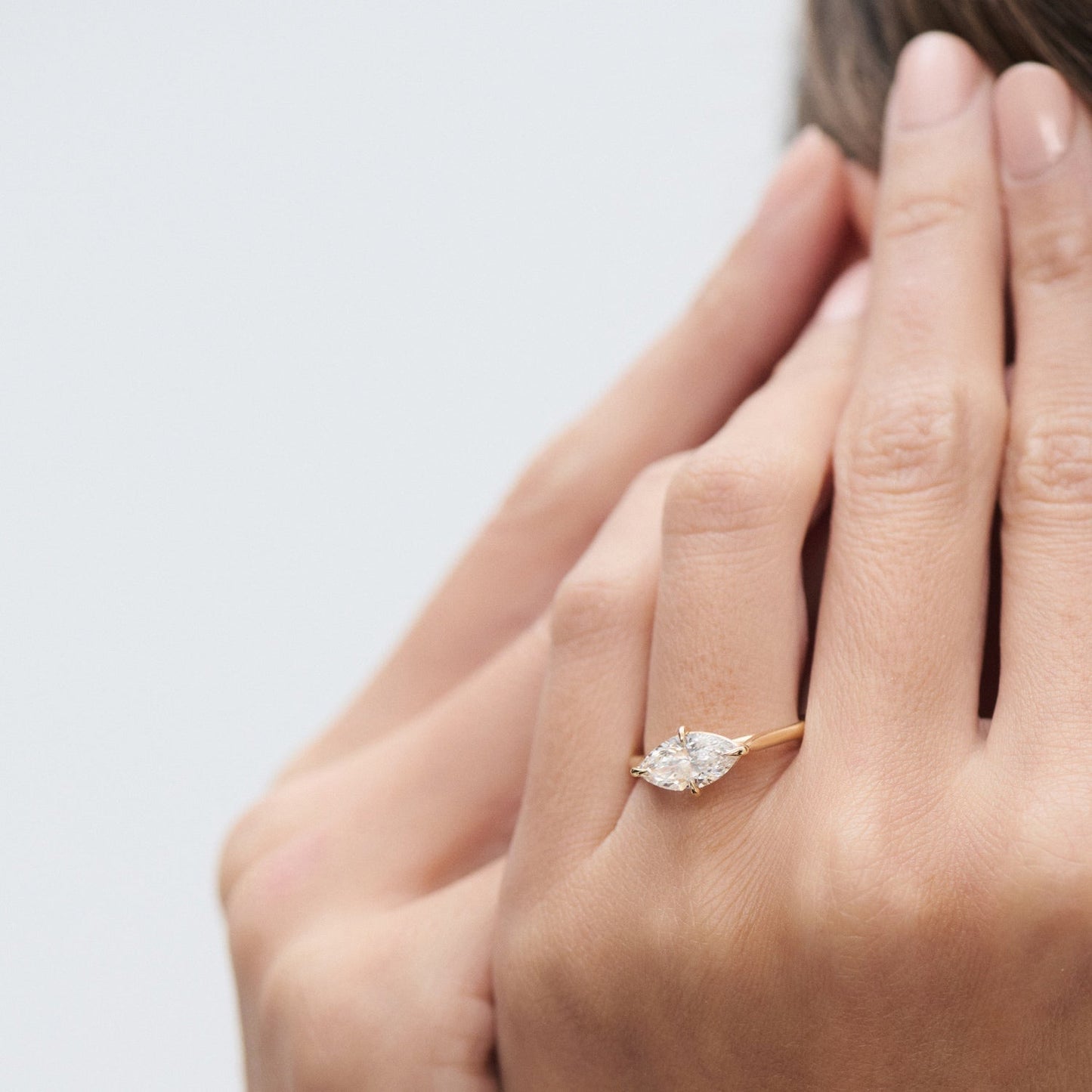 Solitaire-Oval Lab Grown Diamond Engagement Ring