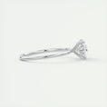 Load image into Gallery viewer, 2.0 CT Oval Lab Grown Diamond  Solitaire East West Engagement Ring
