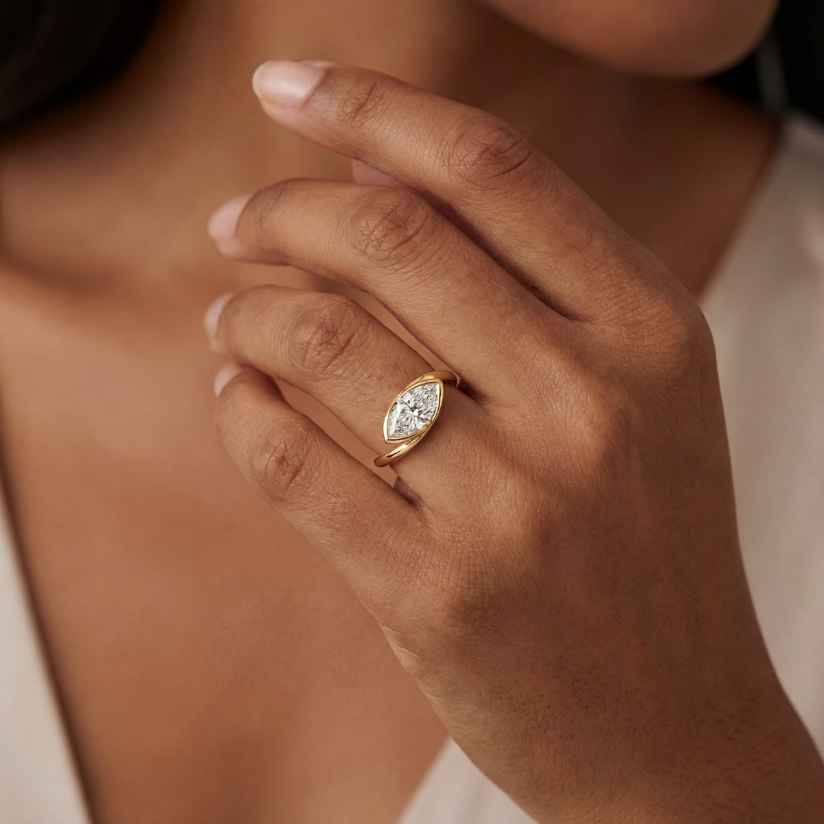 Solitaire Cathedral- 1.8 CT Cushion Lab Grown Diamond Wedding Band