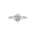 Load image into Gallery viewer, 1.5 ct Round F- VS1 Diamond Moissanite Engagement Ring
