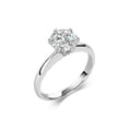 Load image into Gallery viewer, 1.5 ct Round F- VS1 Diamond Moissanite Engagement Ring
