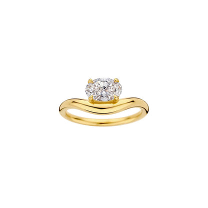 Hidden Halo-1.5 CT Round Lab Grown Diamond Engagement Ring