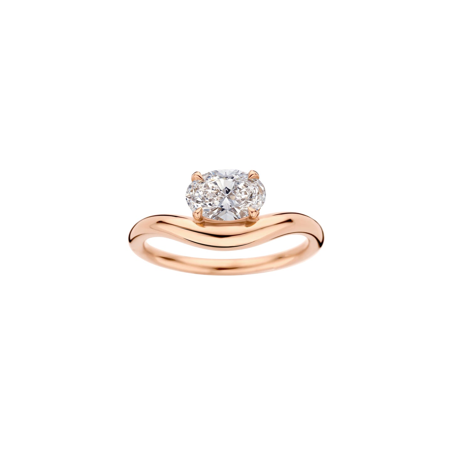 Hidden Halo-1.5 CT Round Lab Grown Diamond Engagement Ring