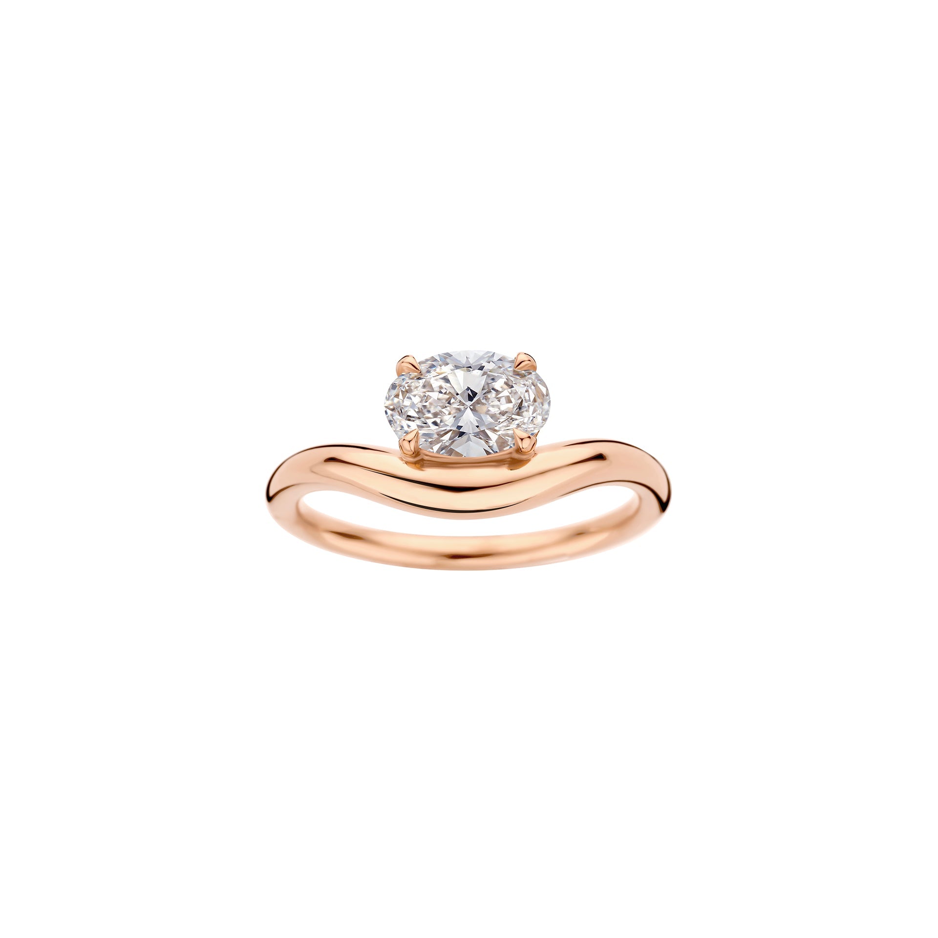 Hidden Halo-1.5 CT Round Lab Grown Diamond Engagement Ring