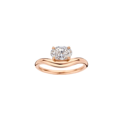 Hidden Halo-1.5 CT Round Lab Grown Diamond Engagement Ring