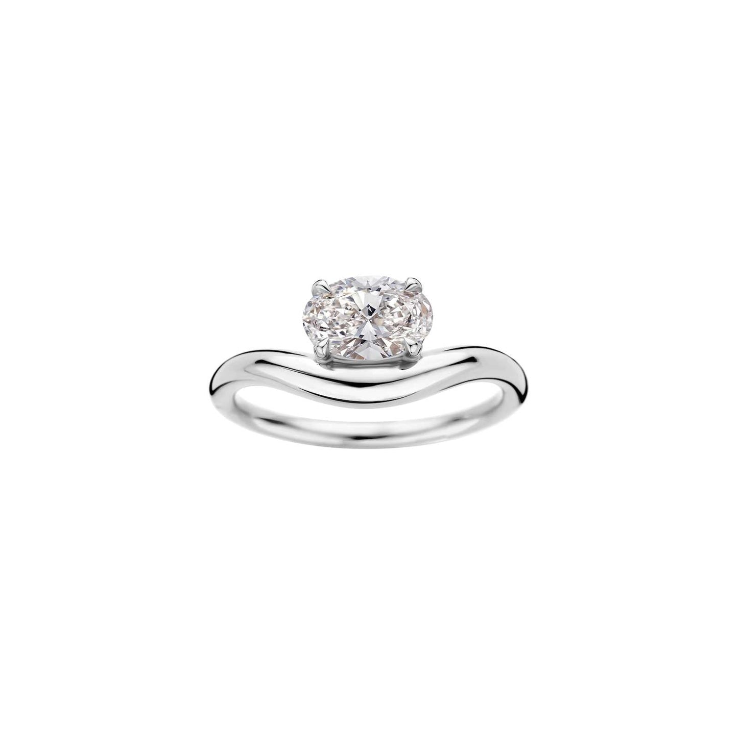 Hidden Halo-1.5 CT Round Lab Grown Diamond Engagement Ring