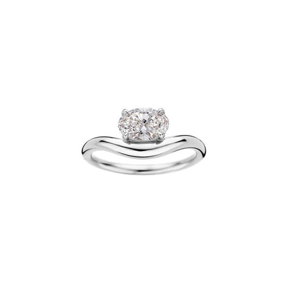 Hidden Halo-1.5 CT Round Lab Grown Diamond Engagement Ring