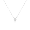 Load image into Gallery viewer, Elegant 0.2TCW Round Lab-Grown Diamond Pendant Necklace
