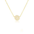 Load image into Gallery viewer, Elegant 0.3TCW Round Lab-Grown Diamond Pave Necklace
