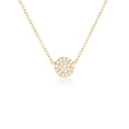 Load image into Gallery viewer, Elegant 0.3TCW Round Lab-Grown Diamond Pave Necklace
