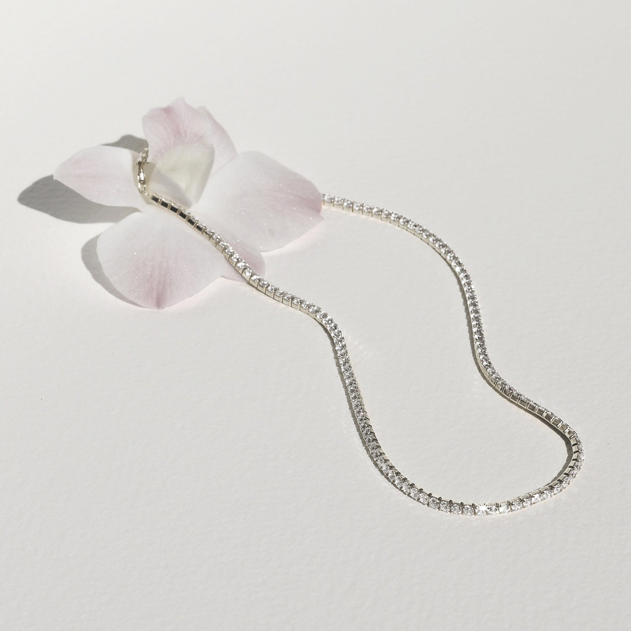 Eternal Elegance: 1 TCW Lab-Grown Round Diamond Tennis Necklace