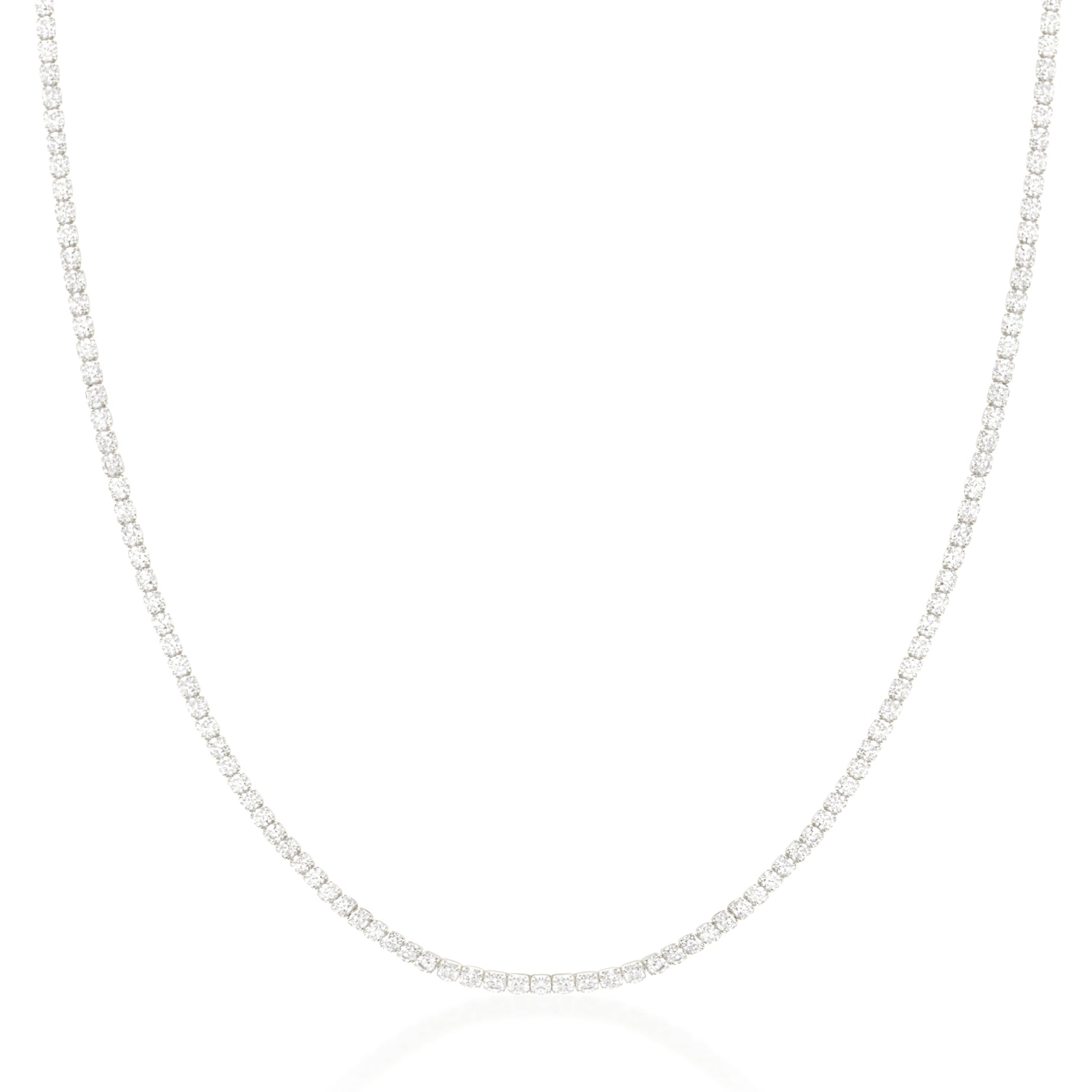 Eternal Elegance: 1 TCW Lab-Grown Round Diamond Tennis Necklace