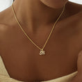 Load image into Gallery viewer, Radiant 0.02 TCW Round Lab-Grown Diamond Initial Pendant A-Z
