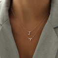 Load image into Gallery viewer, Radiant 0.20 Carat Round Lab-Grown Diamond Aries Charm Necklace
