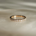 Load image into Gallery viewer, 0.50 TCW Round Lab Grown Diamond Half Eternity Wedding Band
