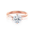 Load image into Gallery viewer, 1.20 CT Round Lab-Grown Diamond Solitaire Engagement Ring
