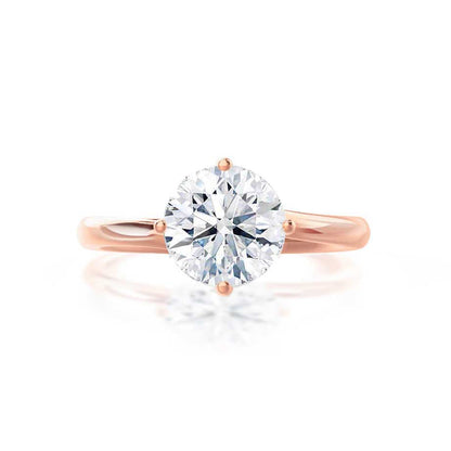1.20 CT Round Lab-Grown Diamond Solitaire Engagement Ring 2