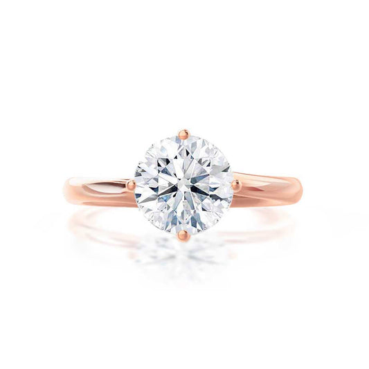 1.20 CT Round Lab-Grown Diamond Solitaire Engagement Ring