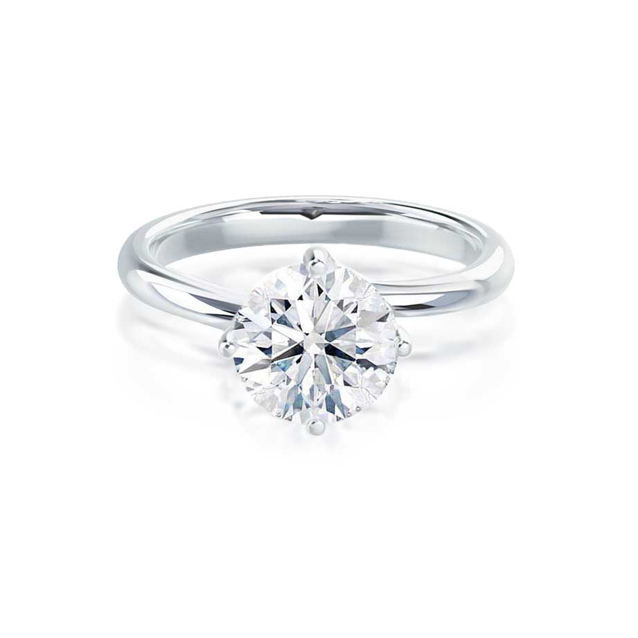 Radiant 1.20 CT Round Lab-Grown Diamond Solitaire Engagement Ring