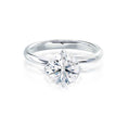 Load image into Gallery viewer, 1.20 CT Round Lab-Grown Diamond Solitaire Engagement Ring - Timeless Elegance
