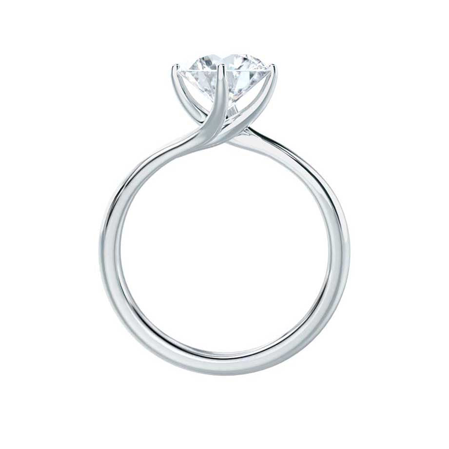 Radiant 1.20 CT Round Lab-Grown Diamond Solitaire Engagement Ring