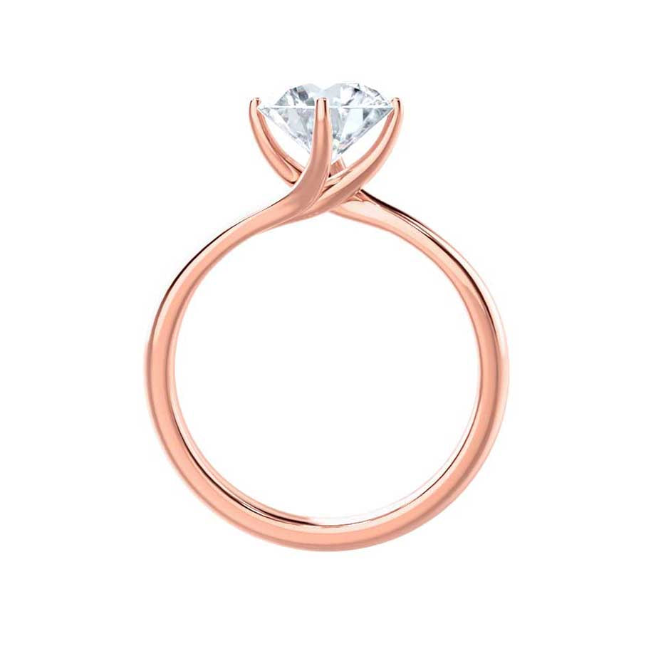 1.20 CT Round Lab-Grown Diamond Solitaire Engagement Ring 4