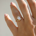 Load image into Gallery viewer, Radiant 1.50 CT Pear-Cut Lab Grown Diamond Solitaire Engagement Ring
