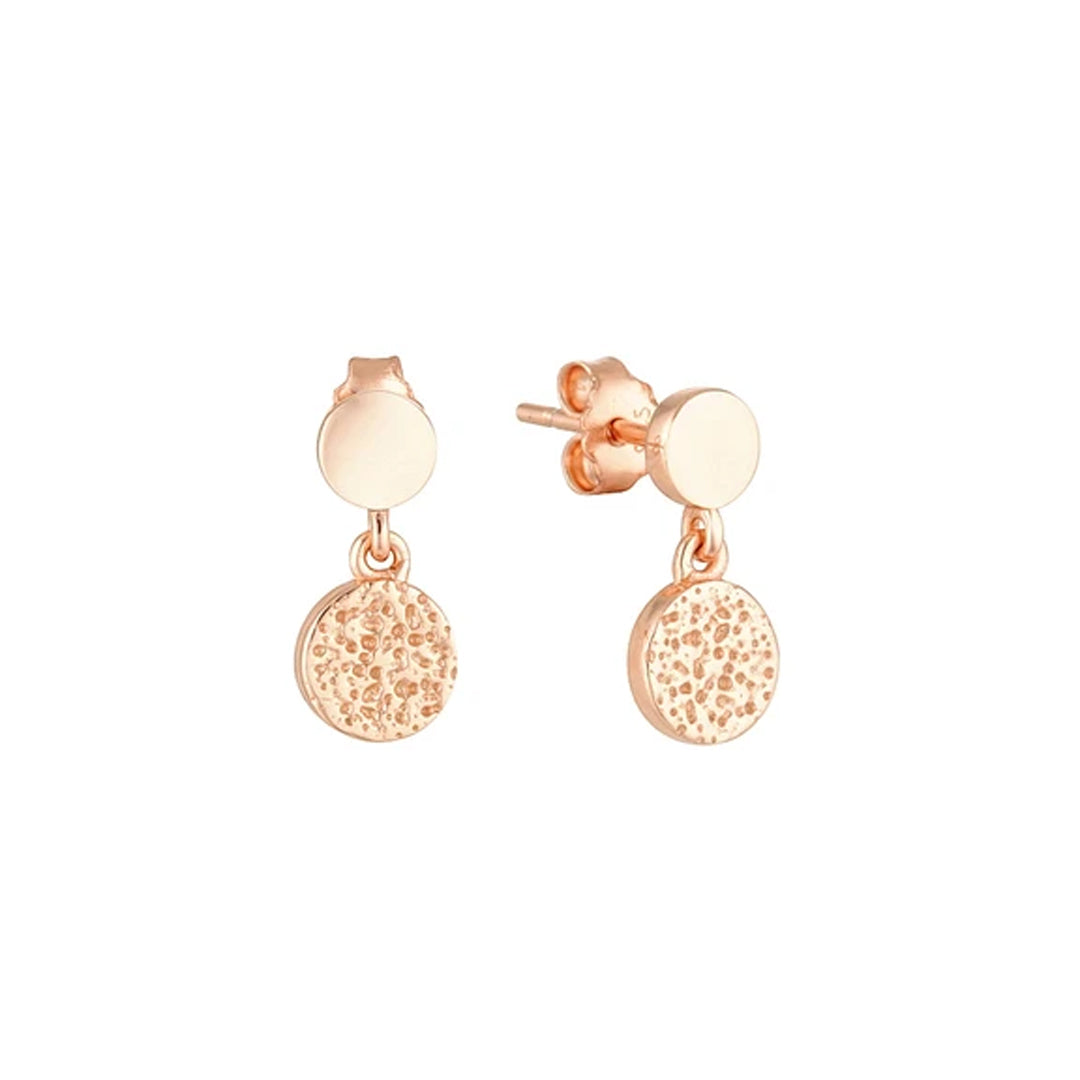 Round Drop Earrings