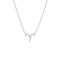 Load image into Gallery viewer, Radiant 0.20 Carat Round Lab-Grown Diamond Aries Charm Necklace
