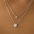 Load image into Gallery viewer, Elegant 0.2TCW Round Lab-Grown Diamond Pendant Necklace
