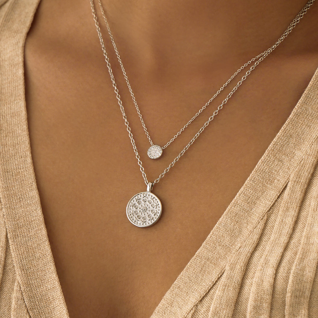 Elegant 0.3TCW Round Lab-Grown Diamond Pave Necklace 6