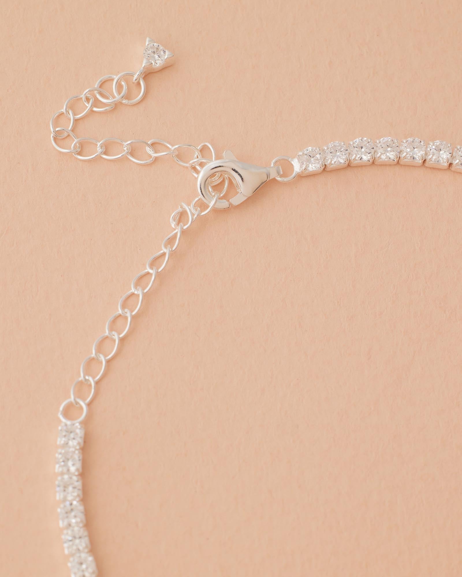 Eternal Elegance: 1 TCW Lab-Grown Round Diamond Tennis Necklace 12