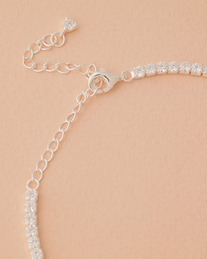 Eternal Elegance: 1 TCW Lab-Grown Round Diamond Tennis Necklace 12