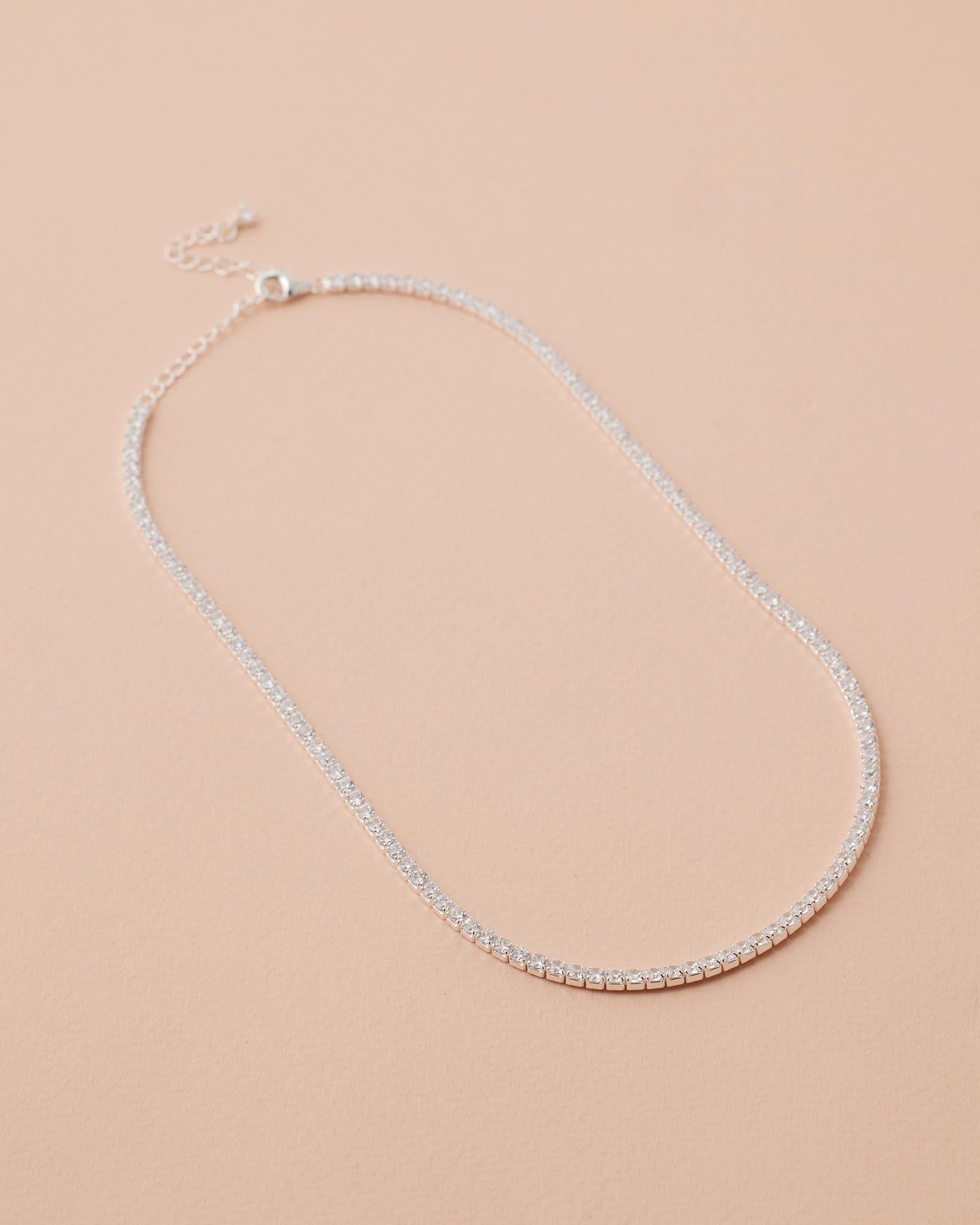 Eternal Elegance: 1 TCW Lab-Grown Round Diamond Tennis Necklace