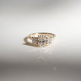 Load image into Gallery viewer, Elegant 1.0 CT Oval Lab Grown Diamond Trio Engagement Ring
