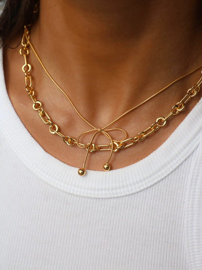 Bow Shaped Lolita Pendant Necklace 5