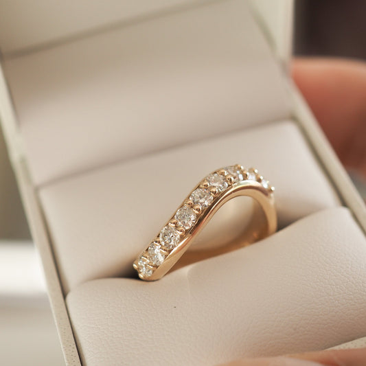 Eternal Elegance: 0.50 TCW Round Lab Grown Diamond Eternity Band