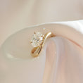 Load image into Gallery viewer, 1.27 CT Oval Lab Grown Diamond Solitaire Engagement Ring
