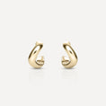 Load image into Gallery viewer, Golden Curves Hoop Earrings
