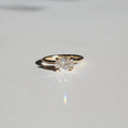 Load image into Gallery viewer, 1.50 CT Oval Lab Created Diamond East West Solitaire Ring
