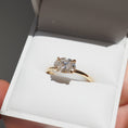 Load image into Gallery viewer, 1.50 CT Oval Lab Created Diamond East West Solitaire Ring
