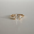 Load image into Gallery viewer, 1.0CT Oval Lab Grown Diamond East-West Solitaire Engagement Ring
