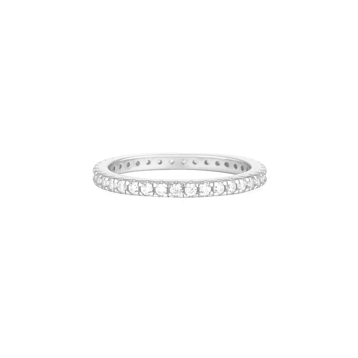 Eternal Gold Round Lab-Grown Diamond 0.10 TCW Wedding Band