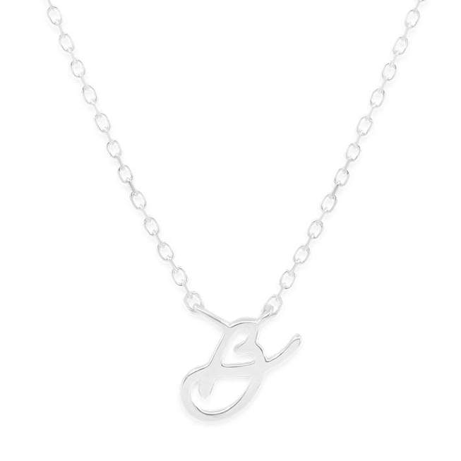 Simple Love Letter Initial Necklace