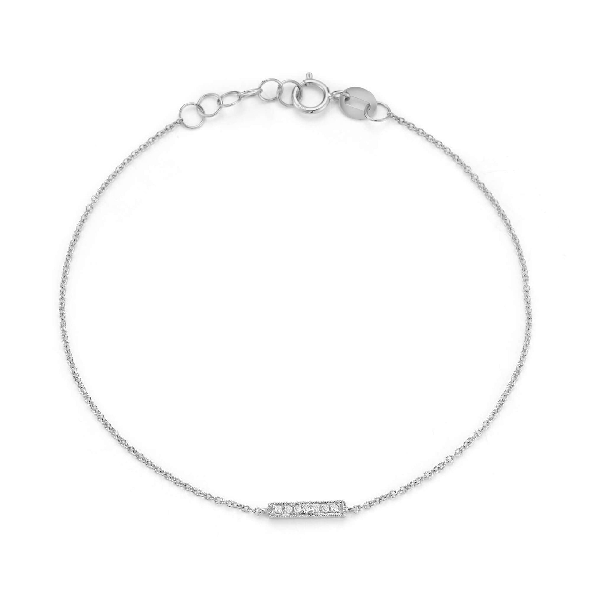 Solitaire Bezel-1.0 CT Oval Lab Grown Diamond Bracelets